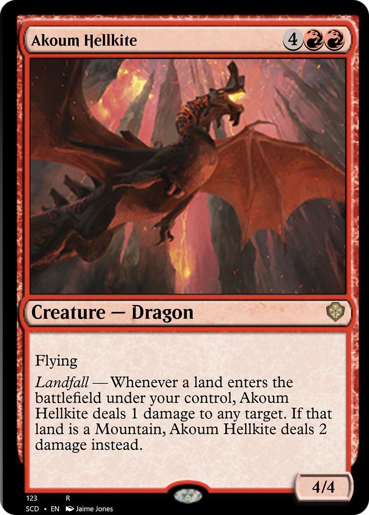 Akoum Hellkite [Starter Commander Decks] | PLUS EV GAMES 