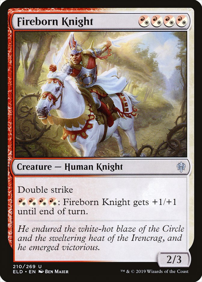 Fireborn Knight [Throne of Eldraine] | PLUS EV GAMES 