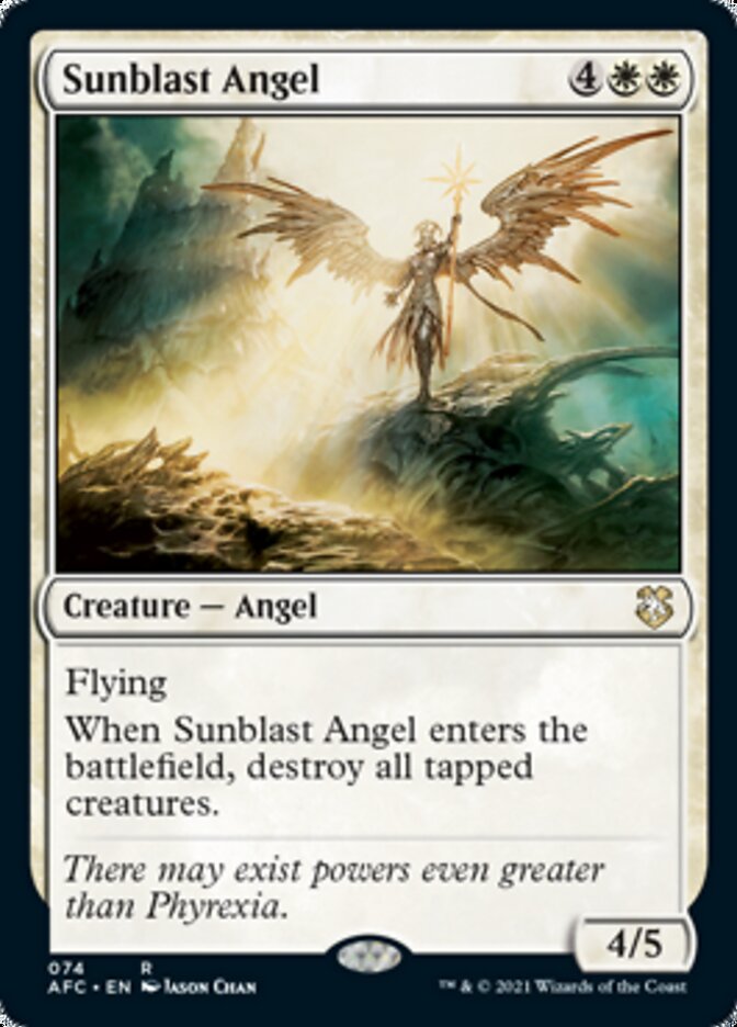 Sunblast Angel [Dungeons & Dragons: Adventures in the Forgotten Realms Commander] | PLUS EV GAMES 