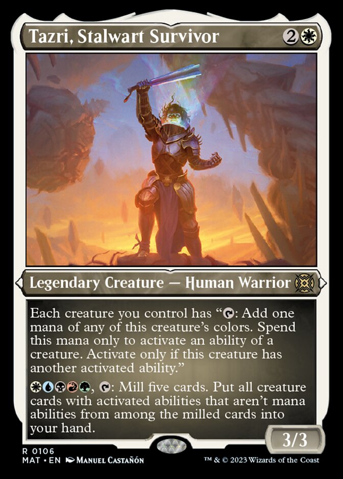 Tazri, Stalwart Survivor (Foil Etched) [March of the Machine: The Aftermath] | PLUS EV GAMES 