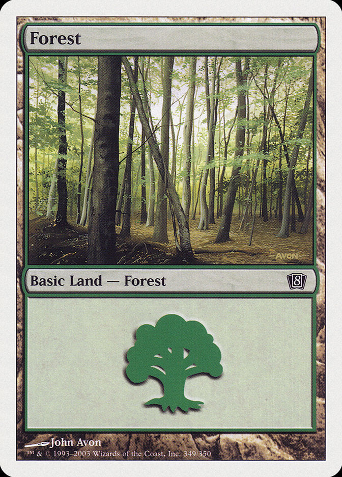 Forest (349) [Eighth Edition] | PLUS EV GAMES 