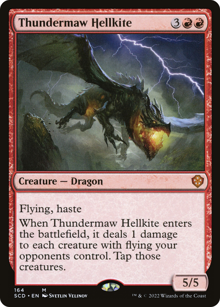 Thundermaw Hellkite [Starter Commander Decks] | PLUS EV GAMES 