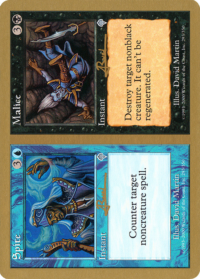 Spite // Malice (Antoine Ruel) [World Championship Decks 2001] | PLUS EV GAMES 