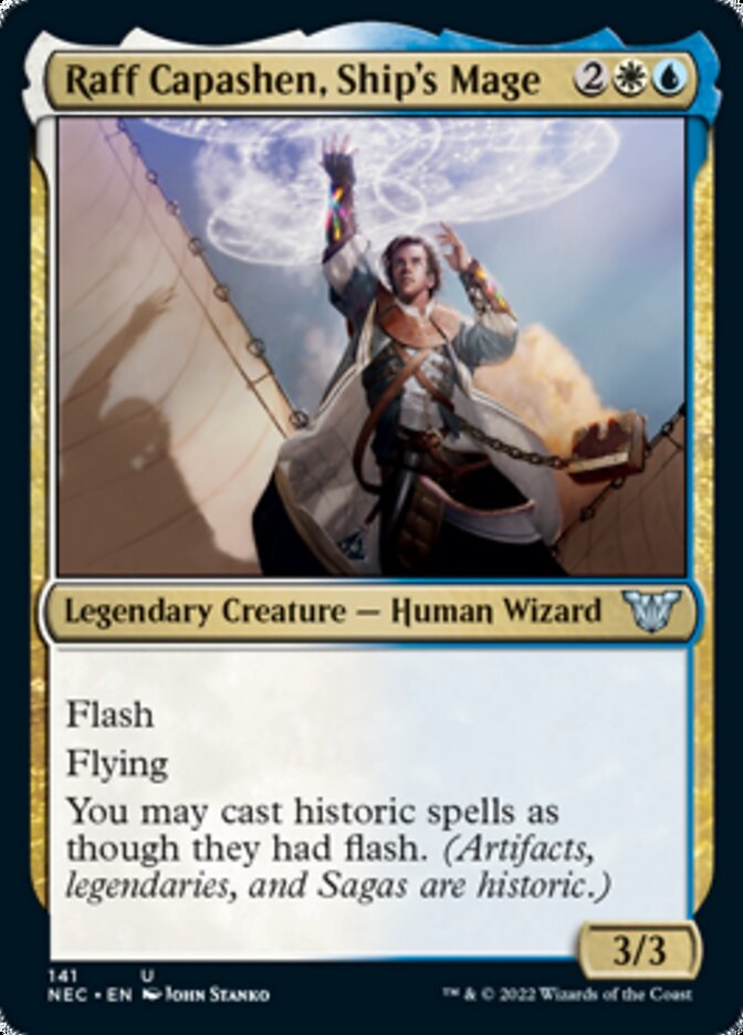 Raff Capashen, Ship's Mage [Kamigawa: Neon Dynasty Commander] | PLUS EV GAMES 