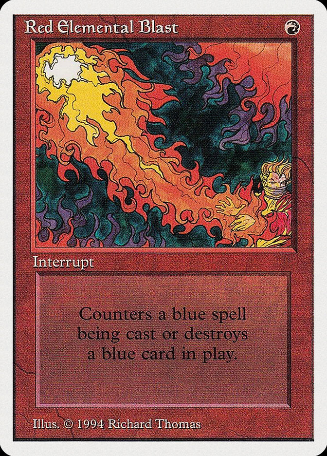 Red Elemental Blast [Summer Magic / Edgar] | PLUS EV GAMES 