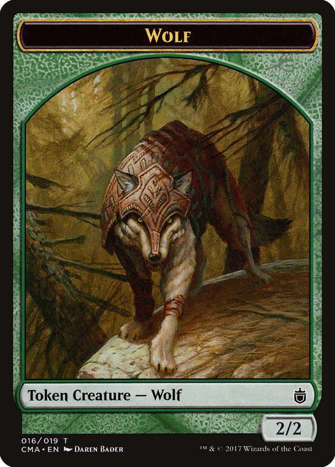 Wolf (016/019) [Commander Anthology Tokens] | PLUS EV GAMES 