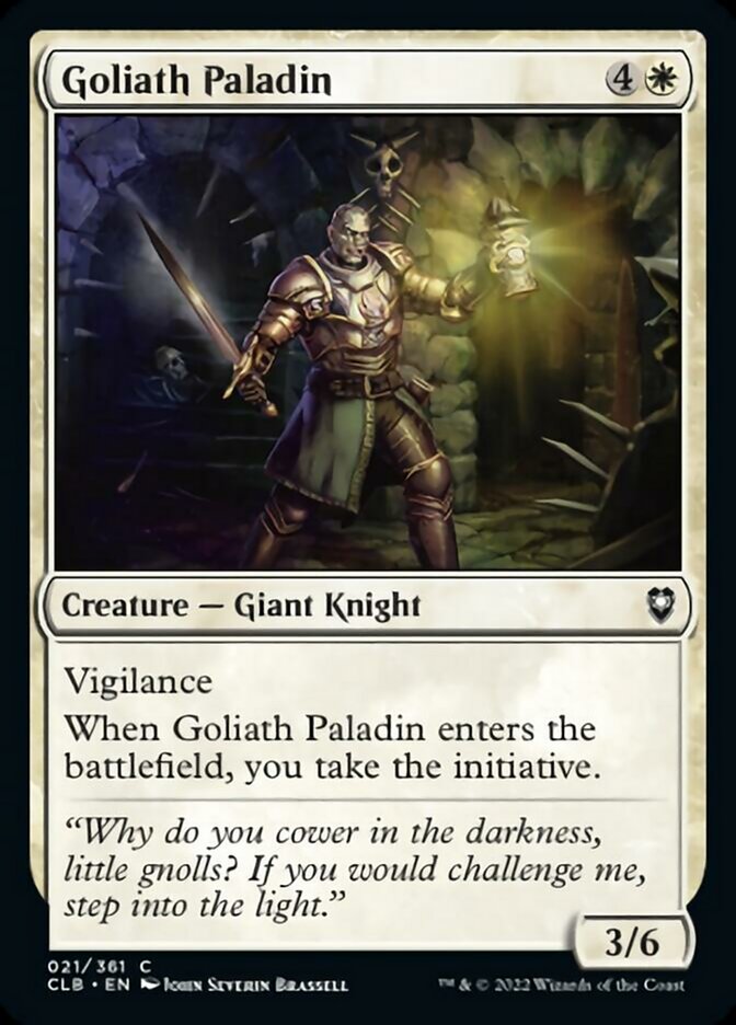 Goliath Paladin [Commander Legends: Battle for Baldur's Gate] | PLUS EV GAMES 