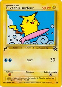 Pikachu (28) (Surfing) [Pikachu World Collection Promos] | PLUS EV GAMES 