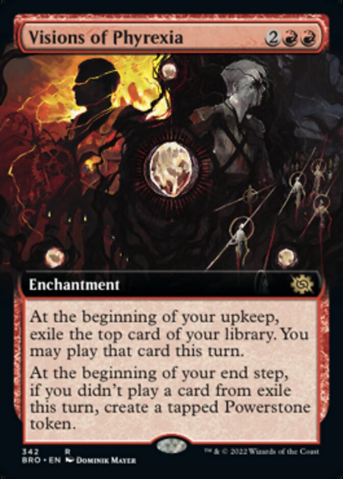 Visions of Phyrexia (Extended Art) [The Brothers' War] | PLUS EV GAMES 