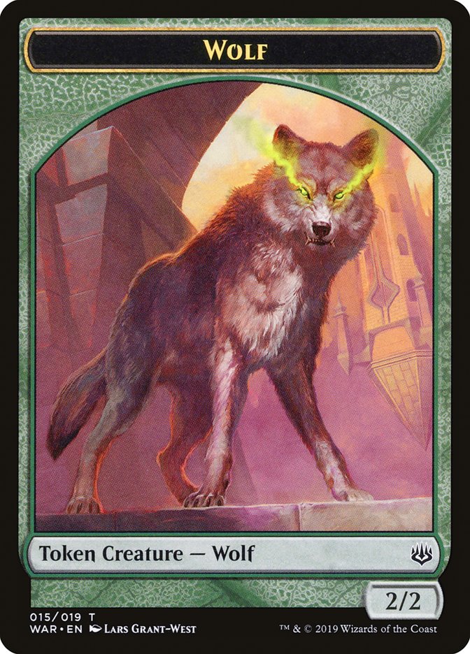 Wolf [War of the Spark Tokens] | PLUS EV GAMES 