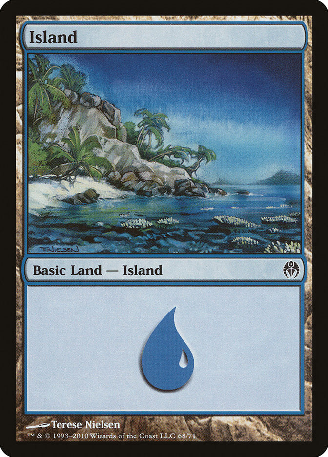 Island (68) [Duel Decks: Phyrexia vs. the Coalition] | PLUS EV GAMES 