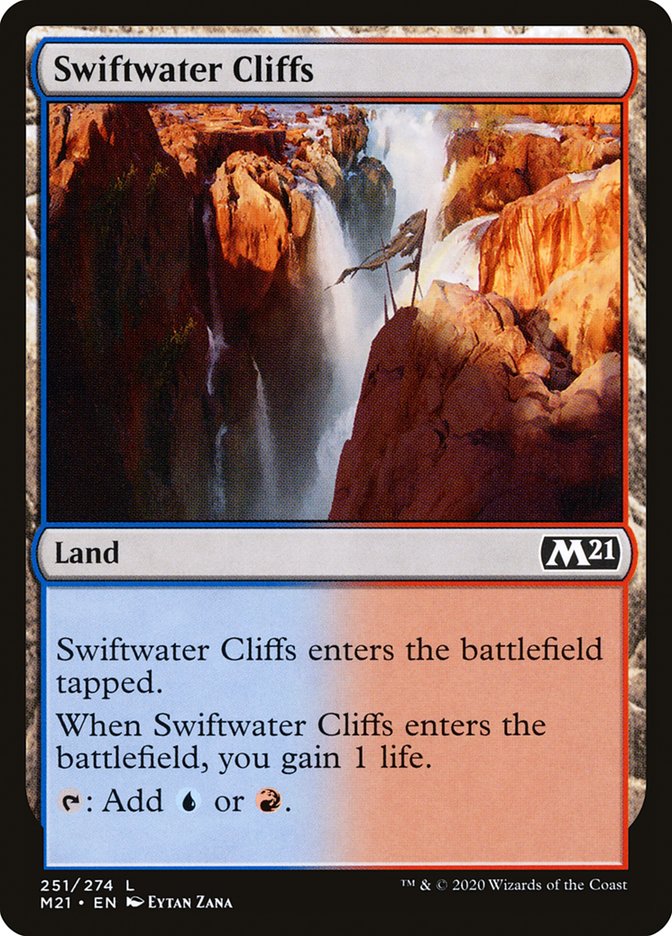 Swiftwater Cliffs [Core Set 2021] | PLUS EV GAMES 