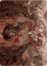 Thwart the Grave Art Card [Zendikar Rising Art Series] | PLUS EV GAMES 