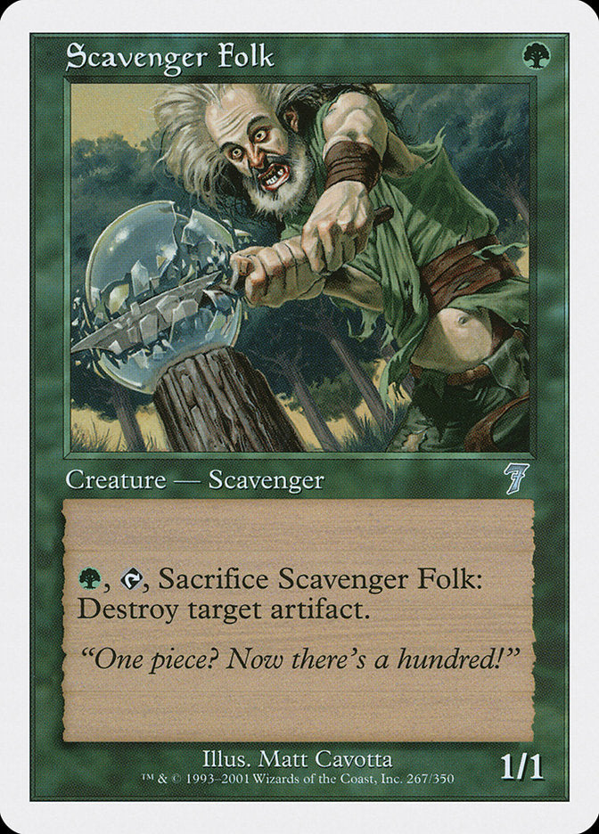 Scavenger Folk [Seventh Edition] | PLUS EV GAMES 