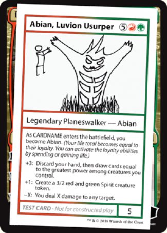 Abian, Luvion Usurper (2021 Edition) [Mystery Booster Playtest Cards] | PLUS EV GAMES 