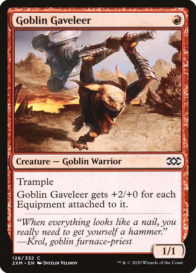 Goblin Gaveleer [Double Masters] | PLUS EV GAMES 