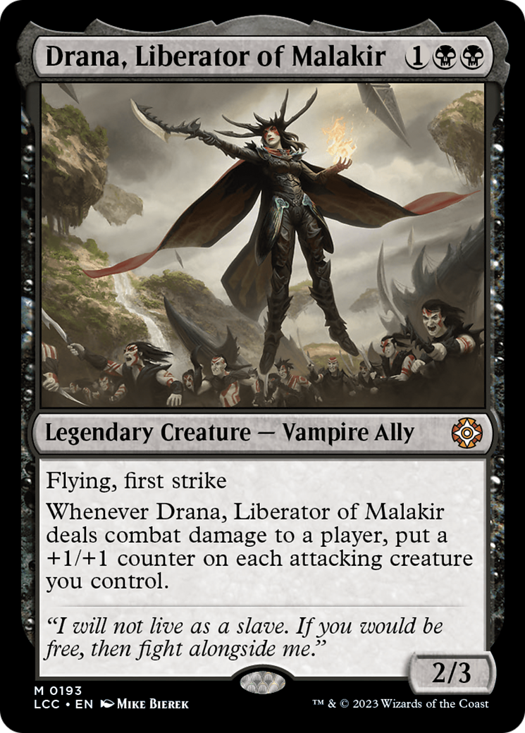 Drana, Liberator of Malakir [The Lost Caverns of Ixalan Commander] | PLUS EV GAMES 