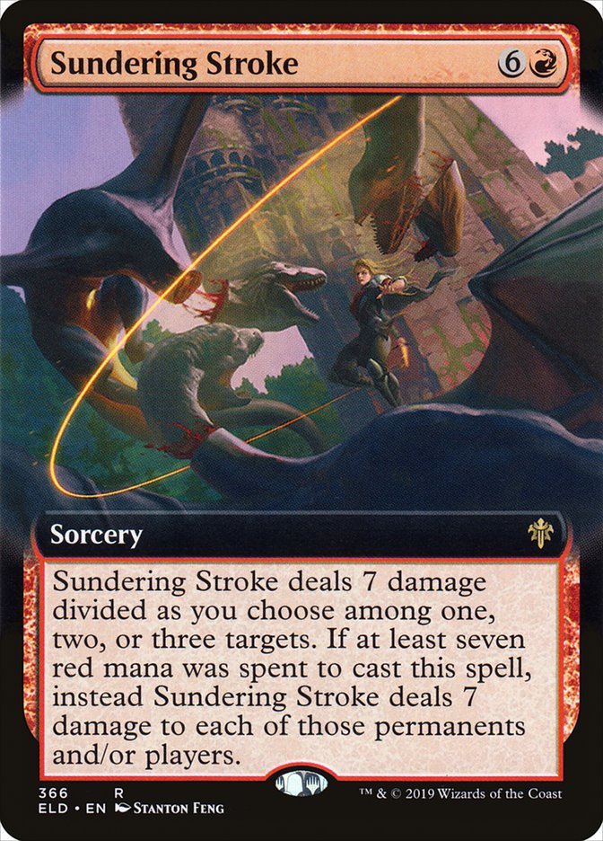 Sundering Stroke (Extended) [Throne of Eldraine] | PLUS EV GAMES 