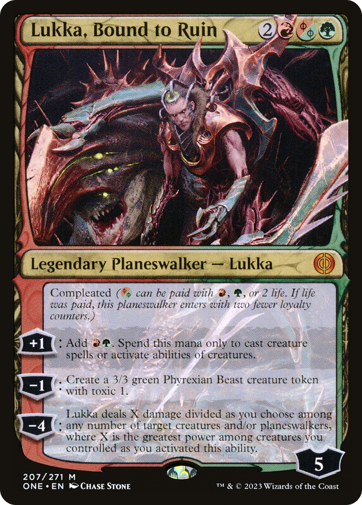 Lukka, Bound to Ruin [Phyrexia: All Will Be One] | PLUS EV GAMES 