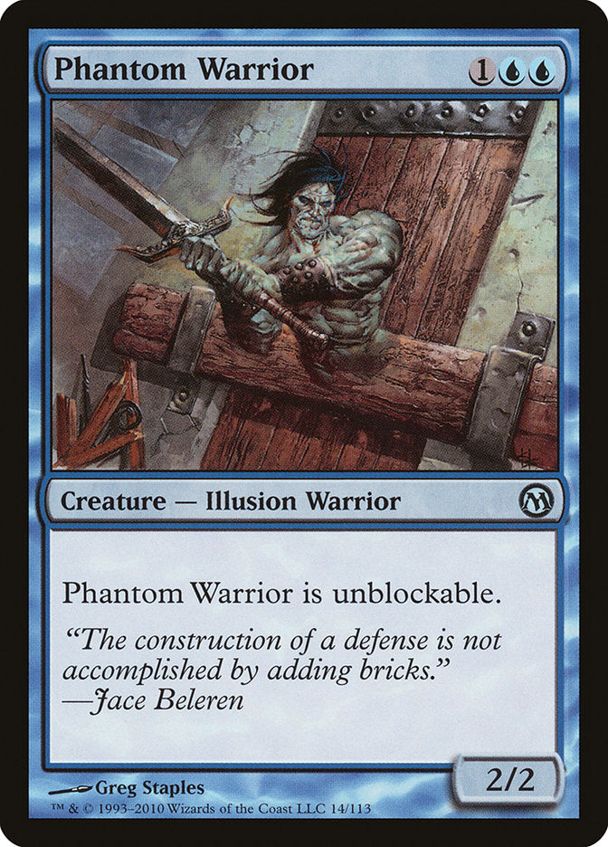 Phantom Warrior [Duels of the Planeswalkers] | PLUS EV GAMES 