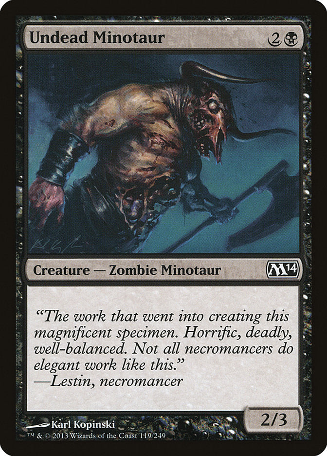 Undead Minotaur [Magic 2014] | PLUS EV GAMES 