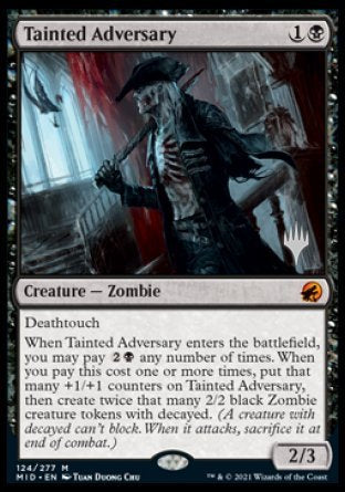 Tainted Adversary (Promo Pack) [Innistrad: Midnight Hunt Promos] | PLUS EV GAMES 