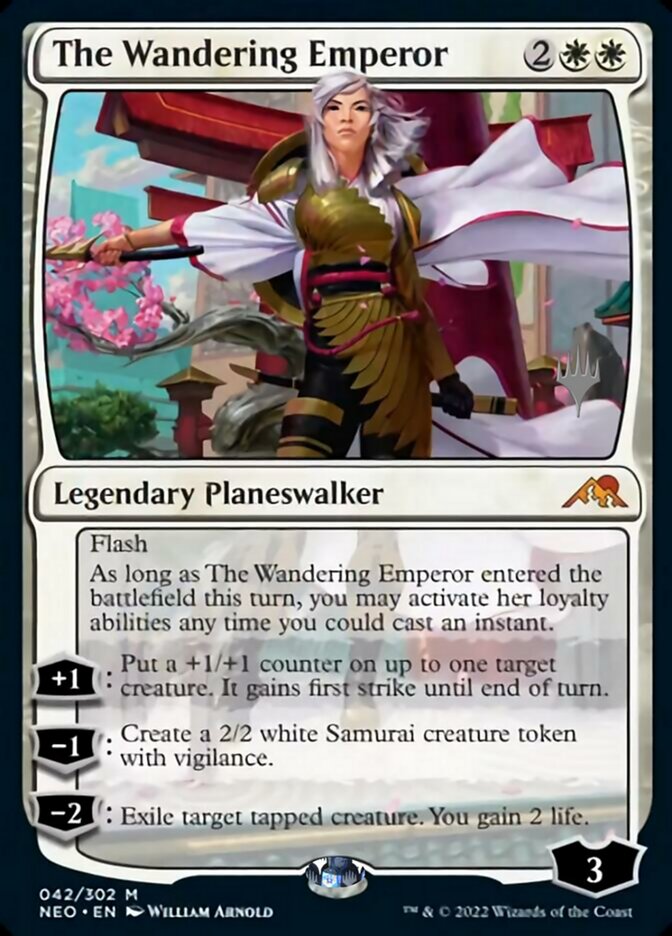 The Wandering Emperor (Promo Pack) [Kamigawa: Neon Dynasty Promos] | PLUS EV GAMES 