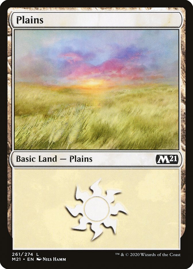 Plains (261) [Core Set 2021] | PLUS EV GAMES 