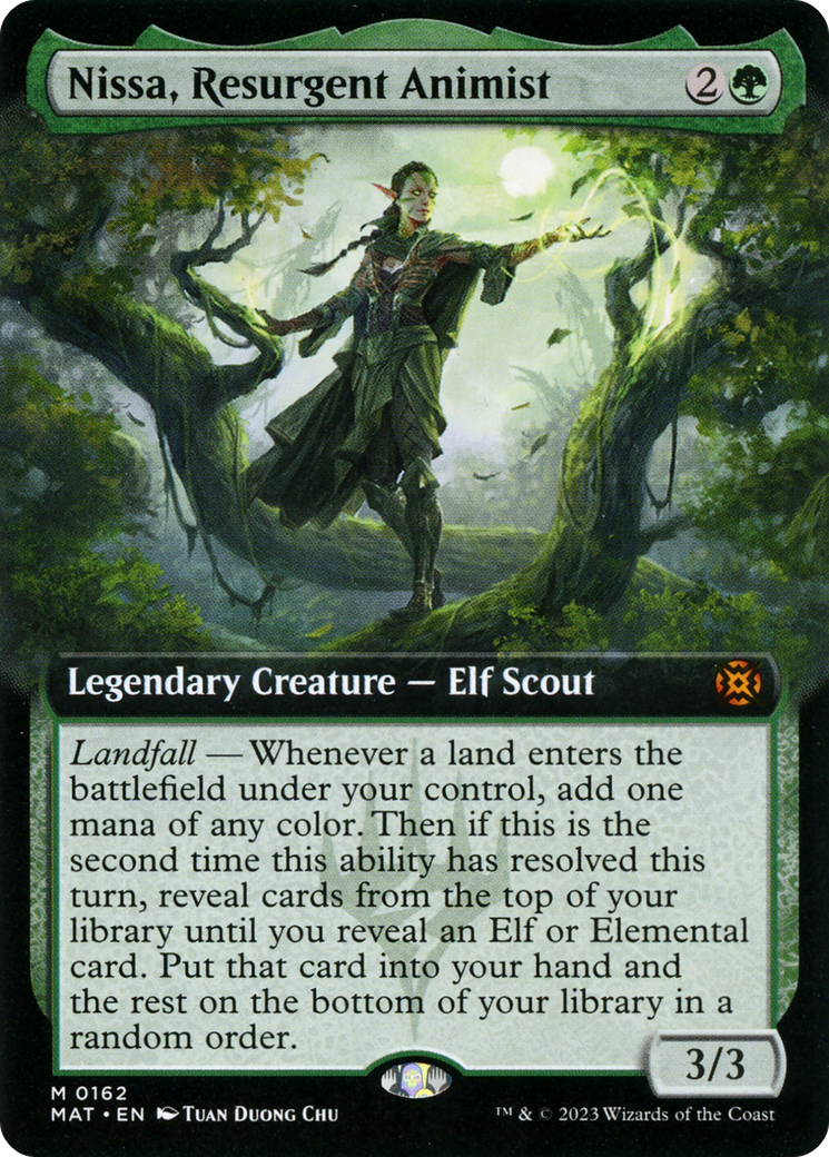 Nissa, Resurgent Animist (Extended Art) [March of the Machine: The Aftermath] | PLUS EV GAMES 