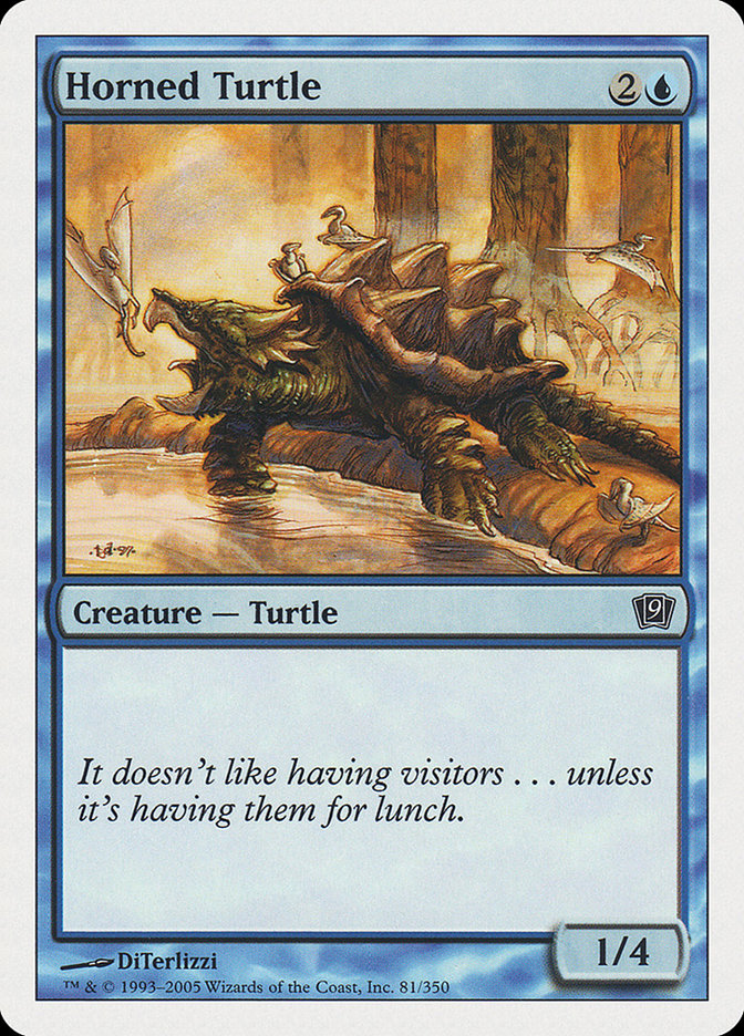 Horned Turtle [Ninth Edition] | PLUS EV GAMES 