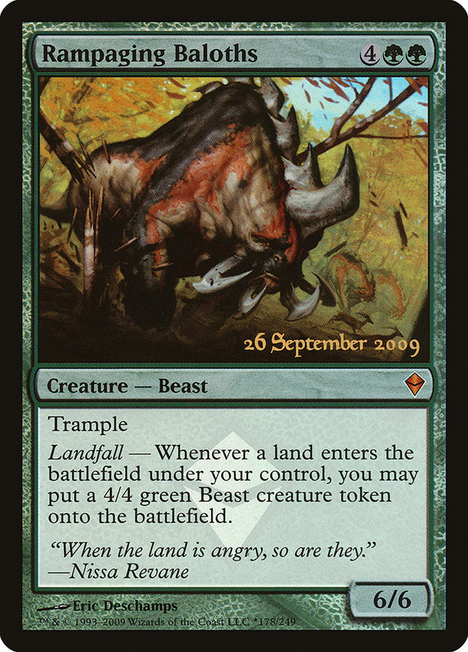 Rampaging Baloths  [Zendikar Prerelease Promos] | PLUS EV GAMES 