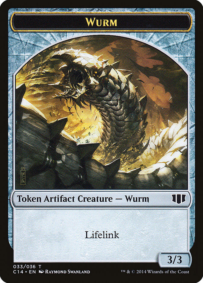 Wurm (033/036) // Goat Double-sided Token [Commander 2014 Tokens] | PLUS EV GAMES 