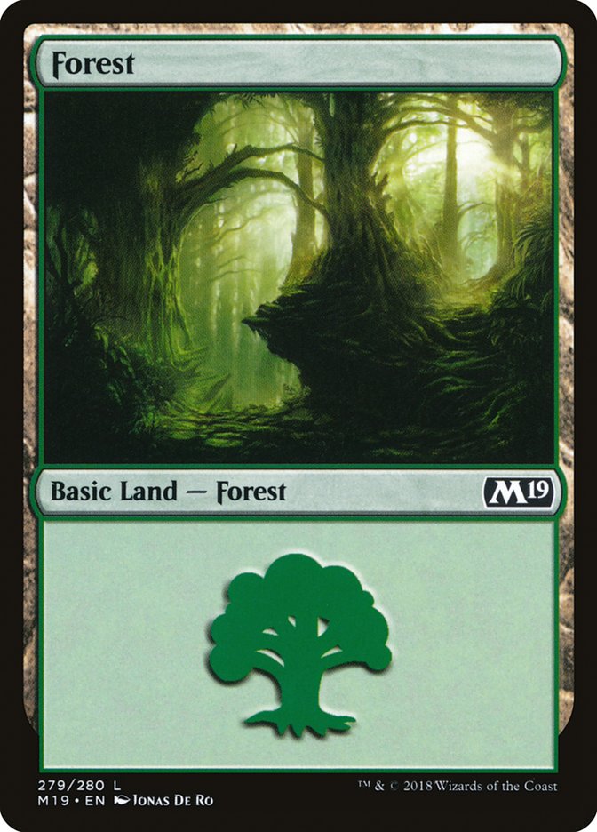 Forest (279) [Core Set 2019] | PLUS EV GAMES 