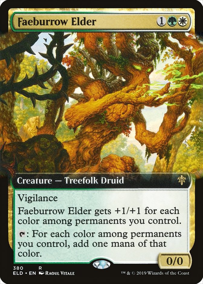 Faeburrow Elder (Extended) [Throne of Eldraine] | PLUS EV GAMES 