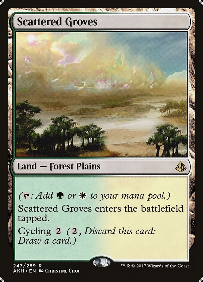 Scattered Groves [Amonkhet] | PLUS EV GAMES 