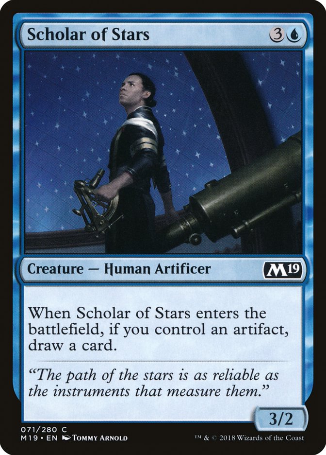 Scholar of Stars [Core Set 2019] | PLUS EV GAMES 