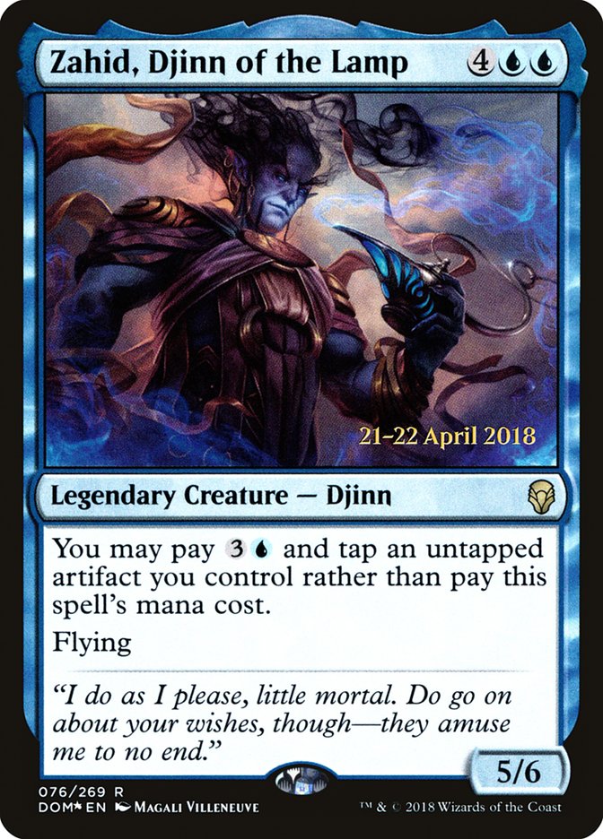 Zahid, Djinn of the Lamp  [Dominaria Prerelease Promos] | PLUS EV GAMES 