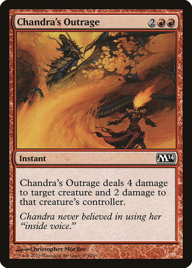 Chandra's Outrage [Magic 2014] | PLUS EV GAMES 