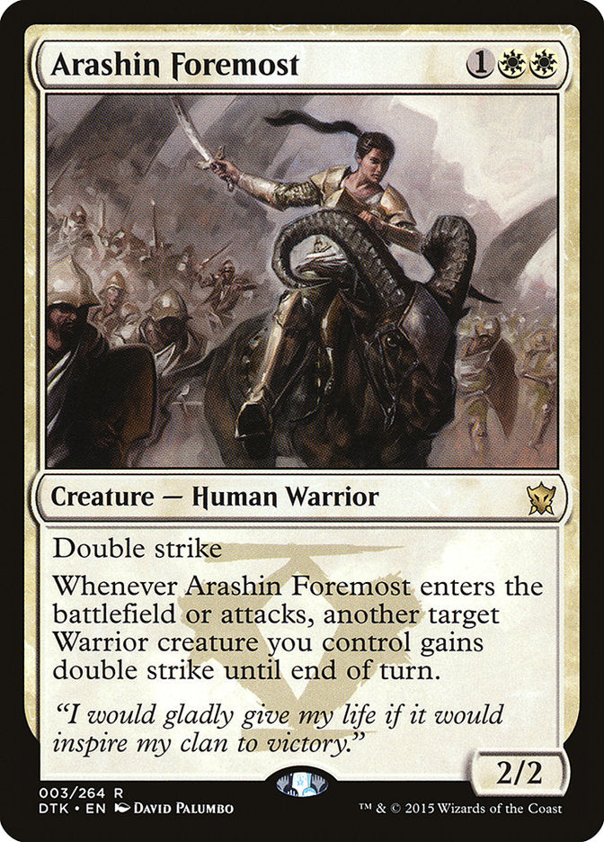 Arashin Foremost [Dragons of Tarkir] | PLUS EV GAMES 