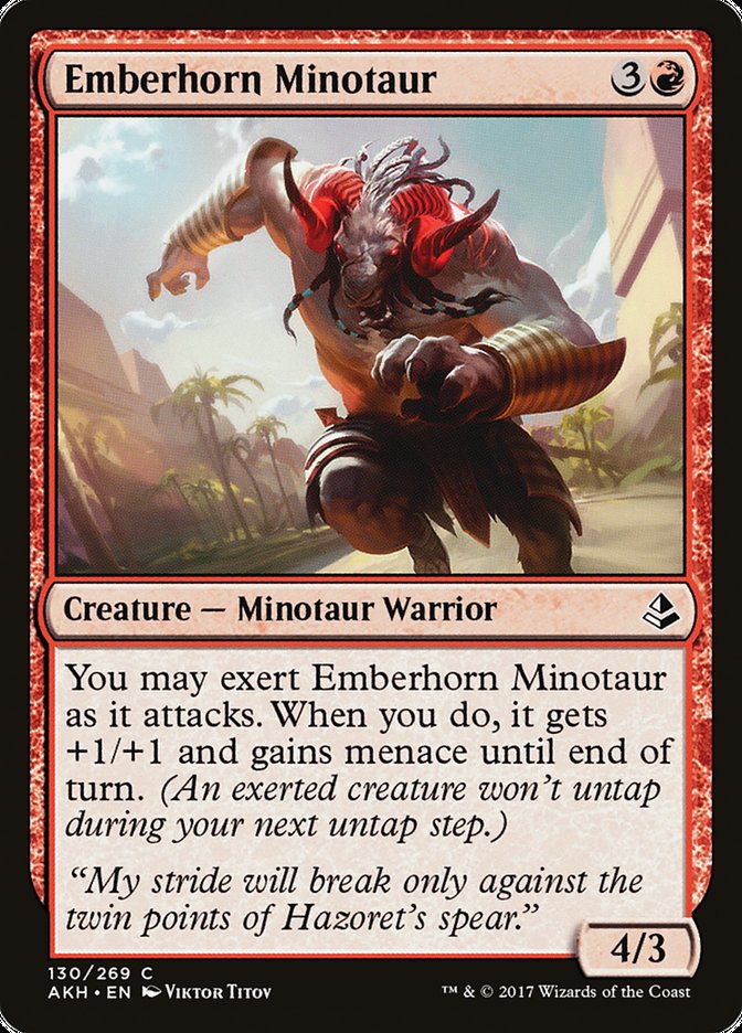 Emberhorn Minotaur [Amonkhet] | PLUS EV GAMES 