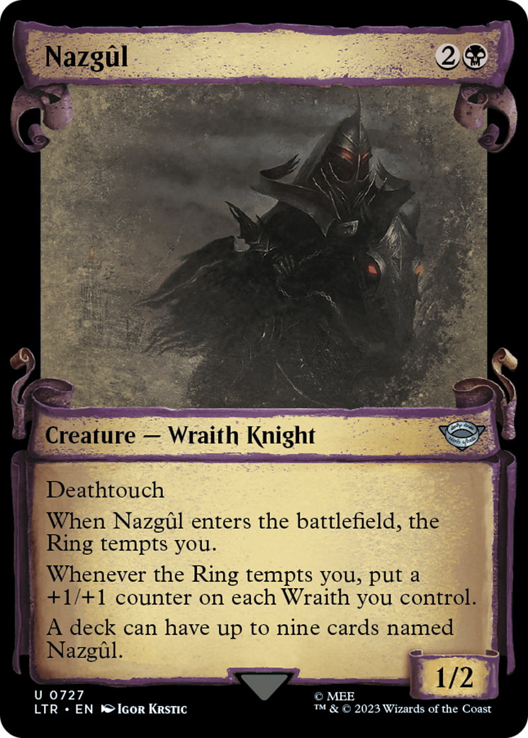 Nazgul (0727) [The Lord of the Rings: Tales of Middle-Earth Showcase Scrolls] | PLUS EV GAMES 