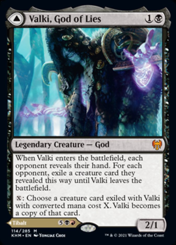 Valki, God of Lies // Tibalt, Cosmic Impostor [Kaldheim] | PLUS EV GAMES 