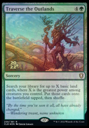 Traverse the Outlands [Commander Legends: Battle for Baldur's Gate Prerelease Promos] | PLUS EV GAMES 