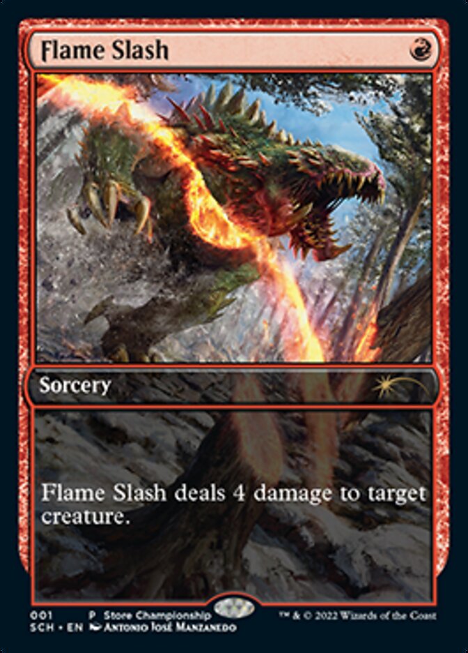 Flame Slash (Extended Art) [Store Championships 2022] | PLUS EV GAMES 