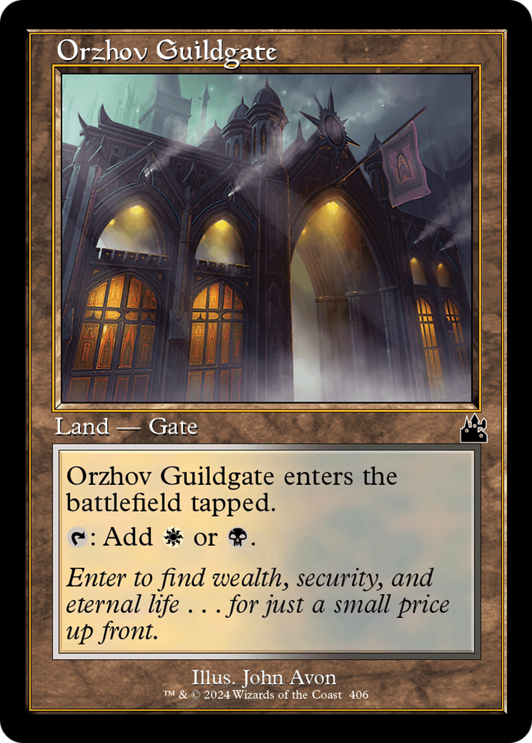 Orzhov Guildgate (Retro Frame) [Ravnica Remastered] | PLUS EV GAMES 