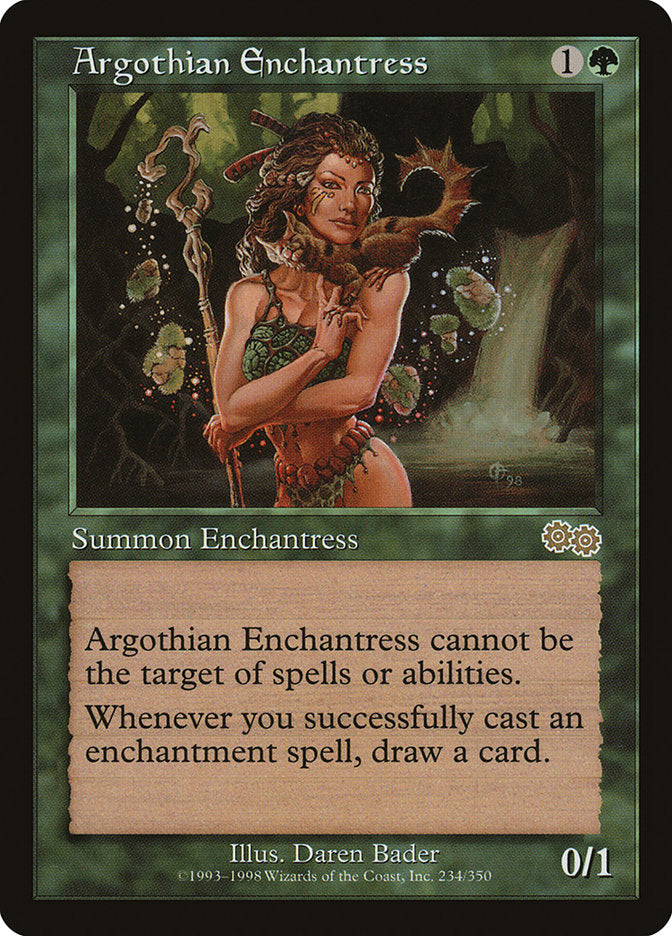 Argothian Enchantress [Urza's Saga] | PLUS EV GAMES 