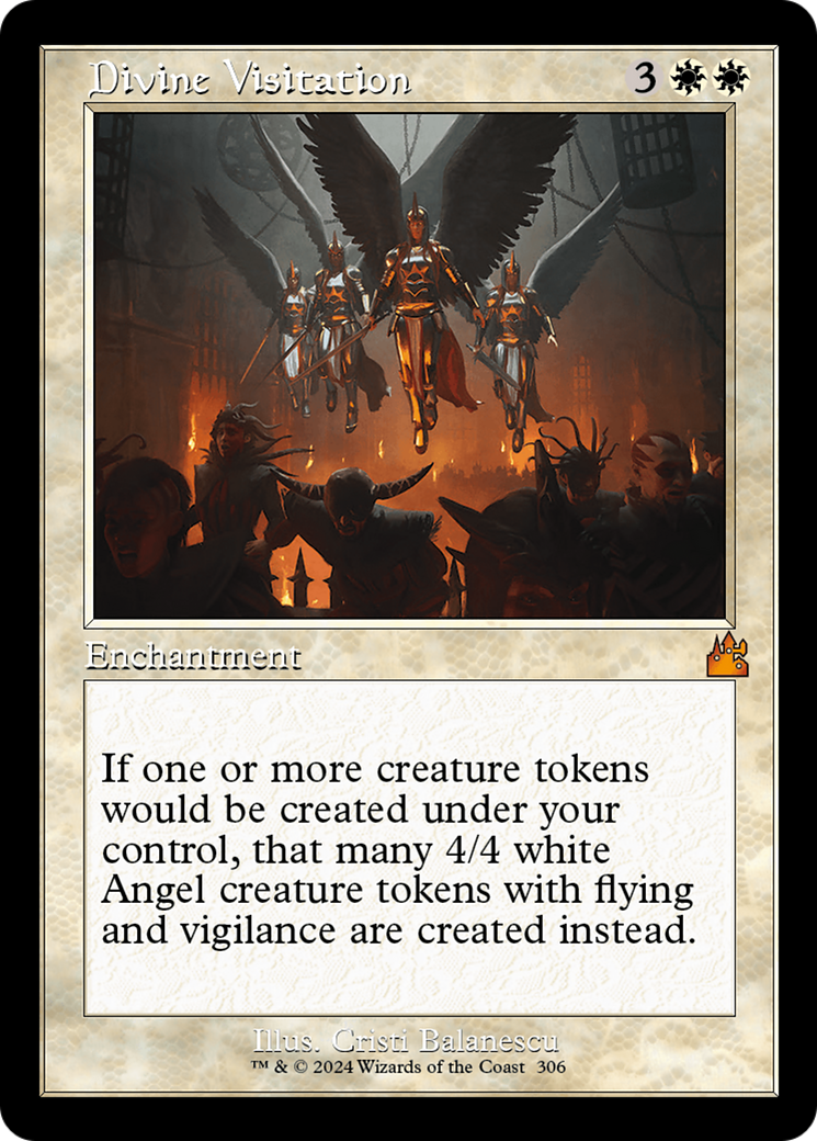 Divine Visitation (Retro Frame) [Ravnica Remastered] | PLUS EV GAMES 