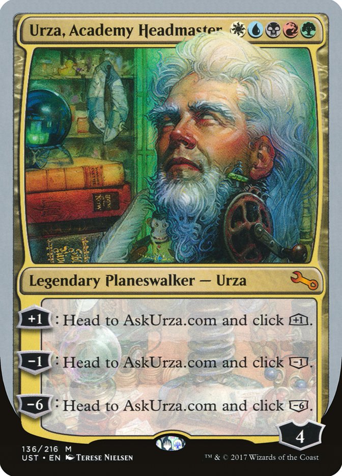 Urza, Academy Headmaster [Unstable] | PLUS EV GAMES 