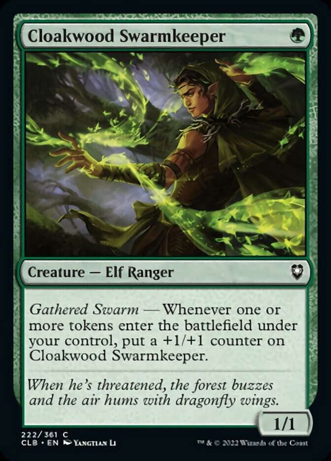 Cloakwood Swarmkeeper [Commander Legends: Battle for Baldur's Gate] | PLUS EV GAMES 