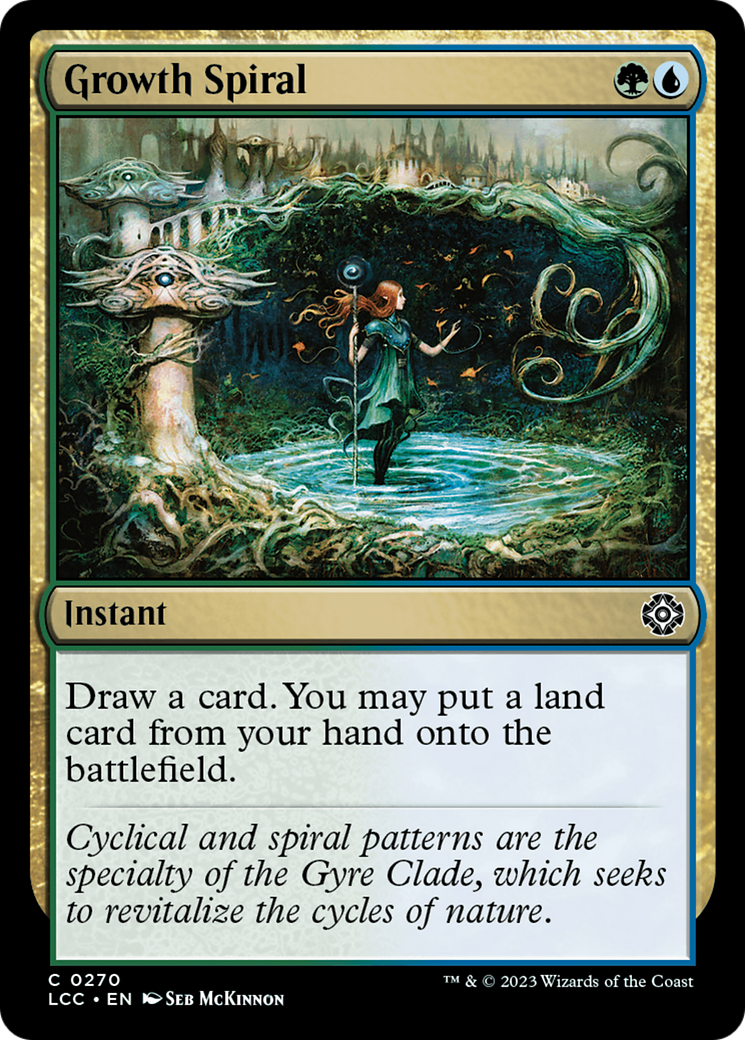 Growth Spiral [The Lost Caverns of Ixalan Commander] | PLUS EV GAMES 